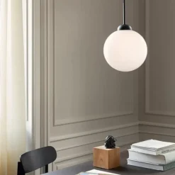 Nuura Kjøkkenbelysning Tak|Baderomsbelysning Tak<Apiales 1 taklampe - Satin svart/ opal