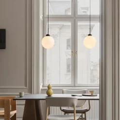 Nuura Kjøkkenbelysning Tak|Baderomsbelysning Tak<Apiales 1 taklampe - Satin svart/ opal