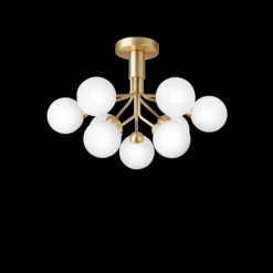 Nuura Kjøkkenbelysning Tak|Taklamper / Takplafonder<Apiales 9 taklampe messing/opal