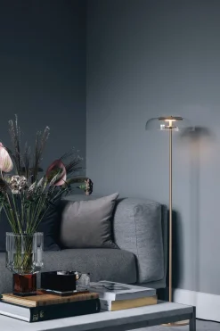 Nuura Interiørlamper Gulv<Blossi gulvlampe Nordic Gold