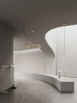 Nuura Interiørlamper Gulv<Blossi gulvlampe Nordic Gold