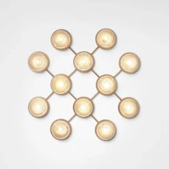 Nuura Baderomsbelysning Tak|Interiørlamper<Liila 12 taklampe/vegglampe - optic