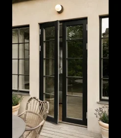 Nuura Utelamper - Klassiske Vegglamper|Baderomsbelysning Tak<Liila 1 utendørslampe - mørk bronse/opal