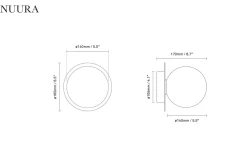 Nuura Utelamper - Klassiske Vegglamper|Baderomsbelysning Tak<Liila 1 utendørslampe - /optic