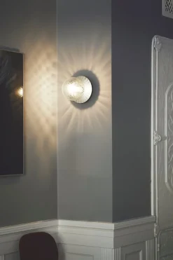 Nuura Baderomsbelysning Tak|Interiørlamper<Liila 1 vegglampe/taklampe - medium - light silver / optikk