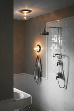 Nuura Baderomsbelysning Tak|Interiørlamper<Liila 1 vegglampe/taklampe - medium - light silver / optikk