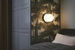 Nuura Baderomsbelysning Tak|Interiørlamper<Liila 1 vegglampe/taklampe - medium - light silver / opal