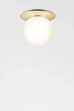Nuura Baderomsbelysning Tak|Interiørlamper<Liila 1 vegglampe/taklampe - small - nordic gold / opal