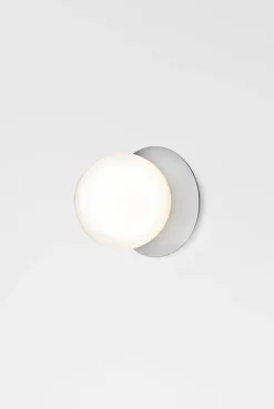 Nuura Baderomsbelysning Tak|Interiørlamper<Liila 1 vegglampe/taklampe - large - light silver/opal