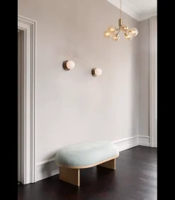 Nuura Baderomsbelysning Tak|Interiørlamper<Liila 1 vegglampe/taklampe - medium - bronse/opal