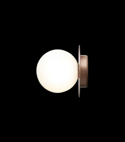 Nuura Baderomsbelysning Tak|Interiørlamper<Liila 1 vegglampe/taklampe - medium - bronse/opal