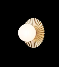 Nuura Baderomsbelysning Tak|Interiørlamper<Liila Muuse vegglampe/taklampe - small - nordic gold / opal