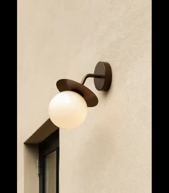 Nuura Utelamper - Klassiske Vegglamper|Baderomsbelysning Tak<Liila utendørslampe - bronse/opal