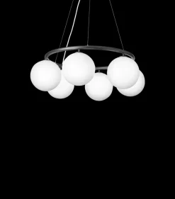 Nuura Baderomsbelysning Tak|Kjøkkenbelysning Tak<Miira 6 circular Grå