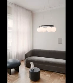 Nuura Baderomsbelysning Tak|Kjøkkenbelysning Tak<Miira 6 circular Grå