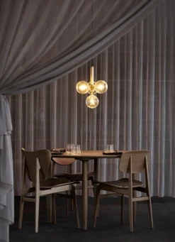 Nuura Baderomsbelysning Tak|Kjøkkenbelysning Tak<Miira 4 / opal