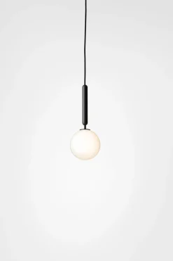 Nuura Baderomsbelysning Tak|Kjøkkenbelysning Tak<Miira 1 svart/opal