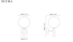 Nuura Utelamper - Klassiske Vegglamper|Baderomsbelysning Tak<Miira utendørslampe - / optikk