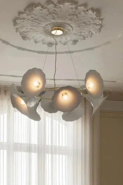 Nuura Takpendler|Kjøkkenbelysning Tak<Petalii 10 taklampe Hvit/messing