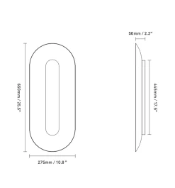 Nuura Baderomsbelysning Tak|Interiørlamper<Sasi Large vegglampe -