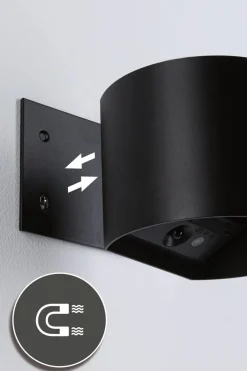 Paulmann Utelamper Med Opp/Ned Lys|Baderomsbelysning Vegg<Nyara rund oppladbar vegglampe opp/ned lys med sensor