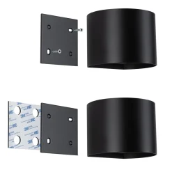 Paulmann Utelamper Med Opp/Ned Lys|Baderomsbelysning Vegg<Nyara rund oppladbar vegglampe opp/ned lys med sensor