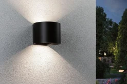 Paulmann Utelamper Med Opp/Ned Lys|Baderomsbelysning Vegg<Nyara rund oppladbar vegglampe opp/ned lys med sensor