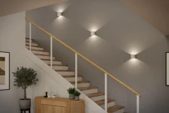 Paulmann Utelamper Med Opp/Ned Lys|Baderomsbelysning Vegg<Nyara rund oppladbar vegglampe opp/ned lys med sensor