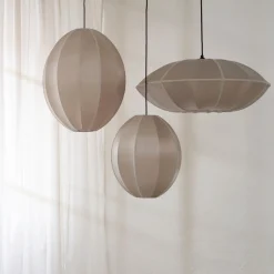 Oi Soi Oi Kjøkkenbelysning Tak|Takpendler<Silkeskjerm Oval Large - Cashmere