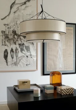 Oi Soi Oi Kjøkkenbelysning Tak|Takpendler<Silkeskjerm Top Hat