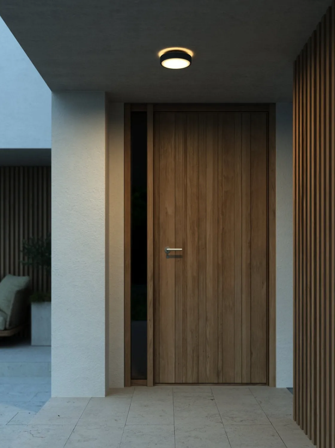 Nordlux Utelamper - Veggskjold / Plafond<Oliver round vegglampe utendørs IP54 -