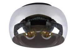 Lucide Kjøkkenbelysning Tak|Taklamper / Takplafonder<Olivia taklampe 40 cm - Svart/Røykfarget