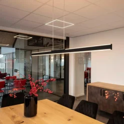 Slv Kjøkkenbelysning Tak|Takpendler<One linear 140 cm takpendel opp/ned lys 35W 2700/3000 Kelvin - Dimbar