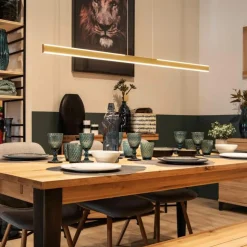 Slv Kjøkkenbelysning Tak|Takpendler<One linear 140 cm takpendel opp/ned lys 35W 2700/3000 Kelvin - Dimbar