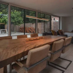 Slv Kjøkkenbelysning Tak|Takpendler<One linear 100 cm takpendel opp/ned lys 24W 2700/3000 Kelvin - Dimbar