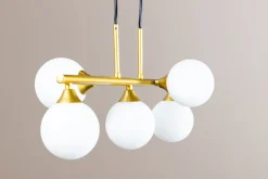 Venture Home Kjøkkenbelysning Tak|Takpendler<Orb takpendel 63 cm - Opal/Messingfarget