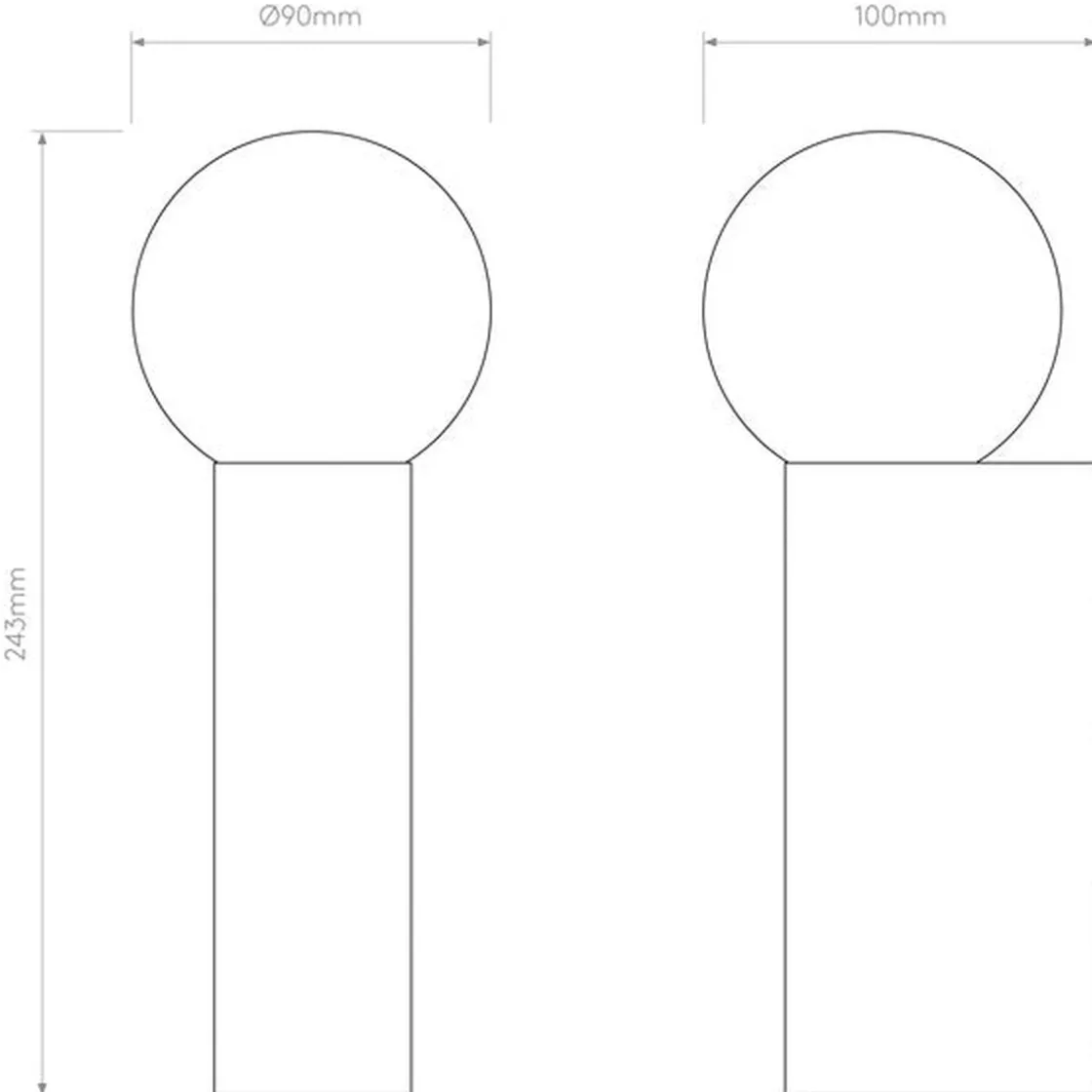 Astro Lighting Baderomsbelysning Vegg<Ortona Single vegglampe IP44