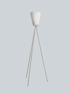 Northern Interiørlamper Gulv<Oslo Wood gulvlampe stål med skjerm