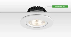 NorDesign Taklamper Ute|Utendørs Downlights<Out tiltbar lavtbyggende downlight utendørs 11W 3000K IP65 RA90 dimbar -