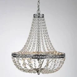 Ms - belysning Kjøkkenbelysning Tak|Lysekroner<Oxford lysekrone, /krystall 40 cm