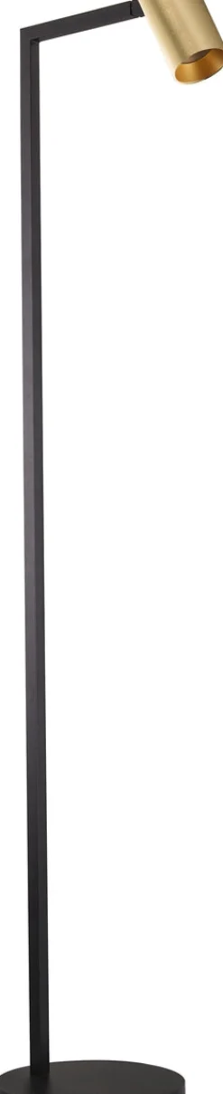 NorDesign Leselamper Gulv<Oz K1 gulvlampe - Svart/Gullfarget