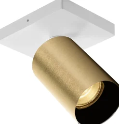 NorDesign Kjøkkenbelysning Tak|Spotter & Skinner<OZ K1 taklampe med 1 spott - hvit/Svart