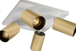 NorDesign Kjøkkenbelysning Tak|Spotter & Skinner<OZ K4 taklampe med 4 spotter - hvit/Svart