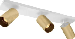 NorDesign Kjøkkenbelysning Tak|Spotter & Skinner<OZ K3 taklampe med 3 spotter - hvit/Svart