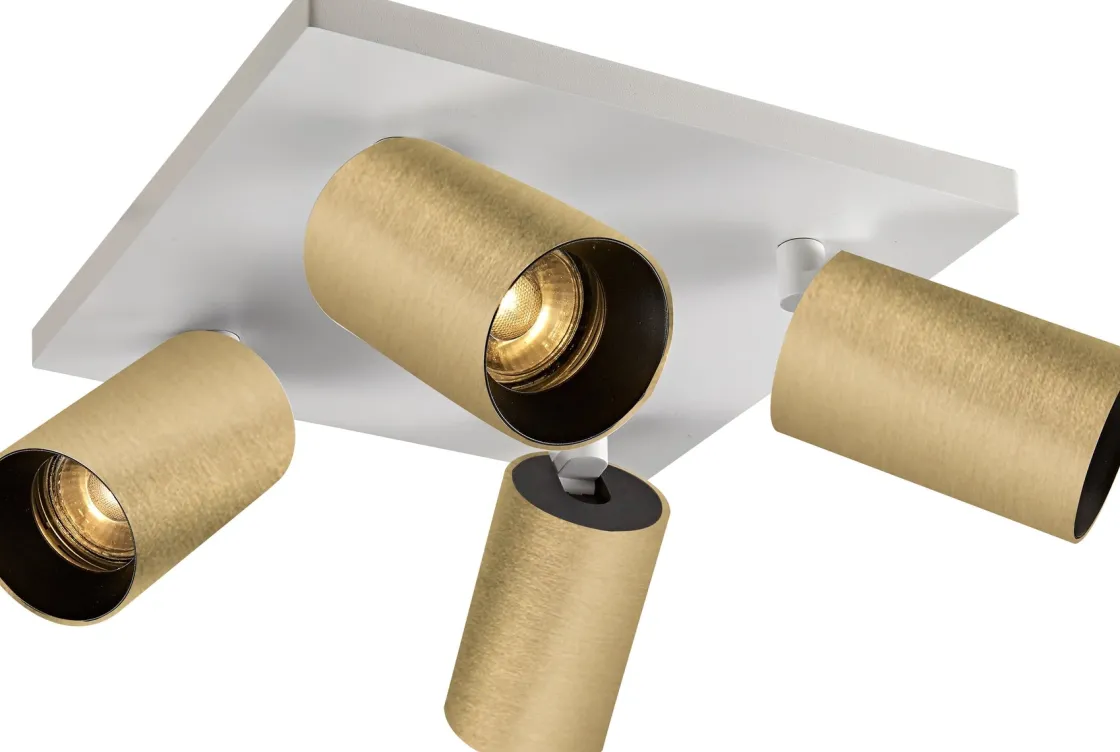 NorDesign Kjøkkenbelysning Tak|Spotter & Skinner<OZ K4 taklampe med 4 spotter -