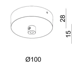 NorDesign Kjøkkenbelysning Tak|Takpendler<Oz takpendel sand - black/gold