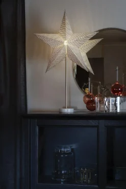 Konstsmide Adventsstjerner<Papirstjerne med marmor