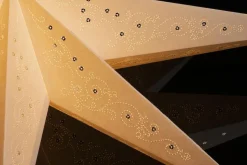 Konstsmide Adventsstjerner<Pappstjerne 115 cm 9 armet - Hvit