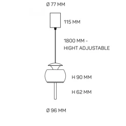 LOOM Design Kjøkkenbelysning Tak|Takpendler<Parachute takpendel
