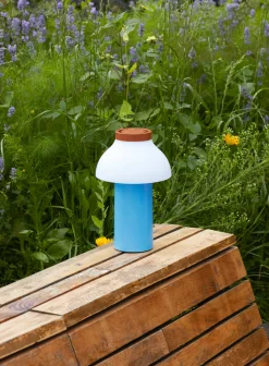 HAY Oppladbare Bordlamper<PC Portable table lamp - blå